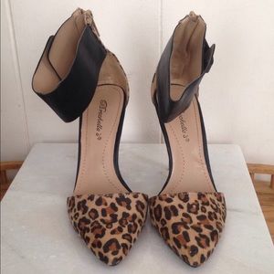 Leopard print heels